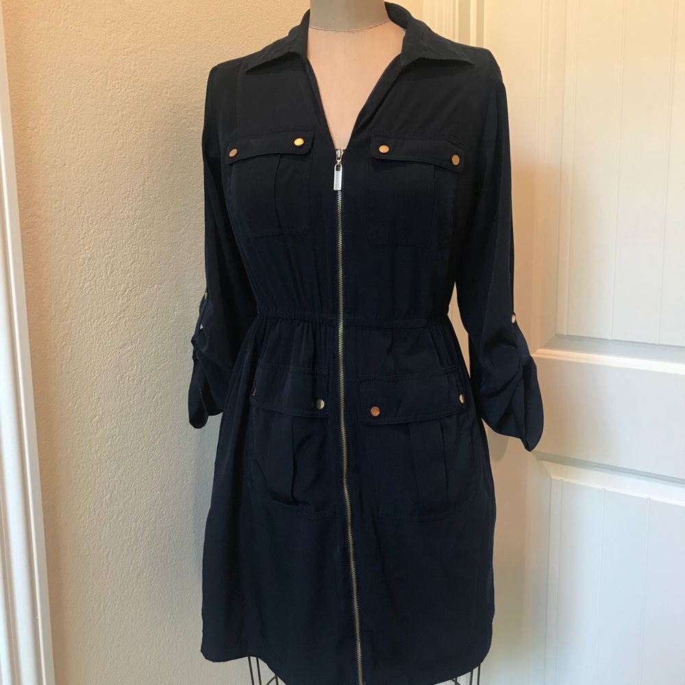 Navy blue dress
